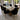 Marble Dining Table Gold/ Silver - A711 - 6 Chairs